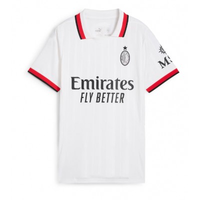 AC Milan Tammy Abraham #90 Udebanetrøje Dame 2024-25 Kortærmet AC Milan Tammy Abraham #90 Udebanetrøje Dame 2024-25 Kortærmet